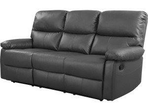 LINCOLN RECLINER SOFA -  3-SEATER - TAUPE