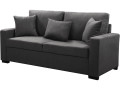 Right fixed 3-seater sofa "Alise" - Grey - GREY