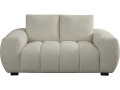 Chenille fabric sofa "Cambon" - 2 seater - Beige - Beige
