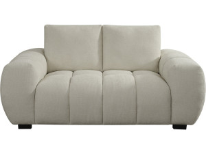 Chenille fabric sofa "Cambon" - 2 seater - Beige