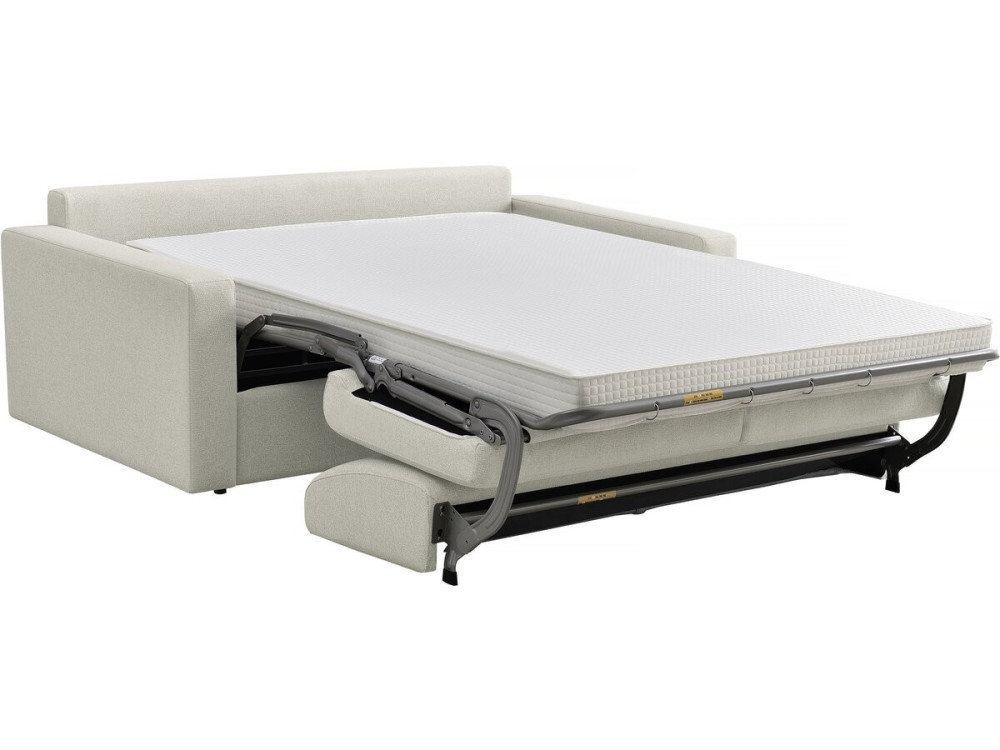 Diana" express fabric sofa bed - Sleeps 140 cm - 3 - Beige