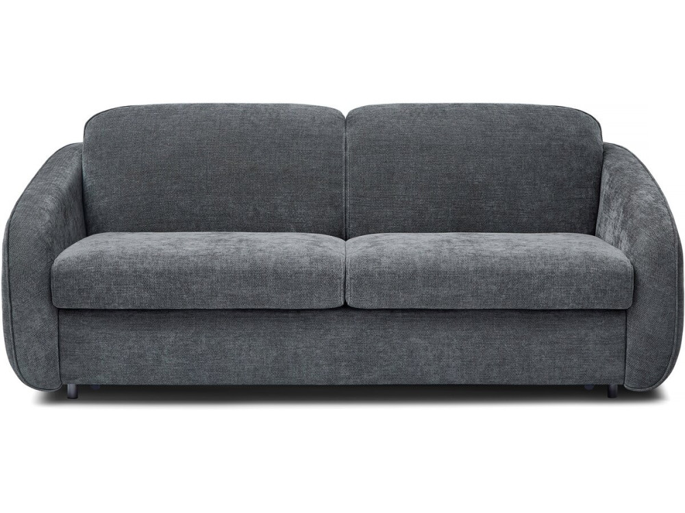 Laurie" express sofa bed in textured fabric - 202 x 107 x 85 cm