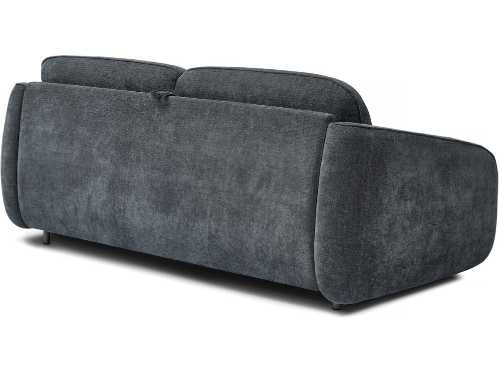 Laurie" express sofa bed in textured fabric - 202 x 107 x 85 cm