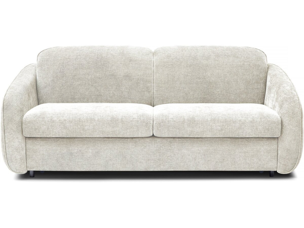 Laurie" express sofa bed in textured fabric - 202 x 107 x 85 cm