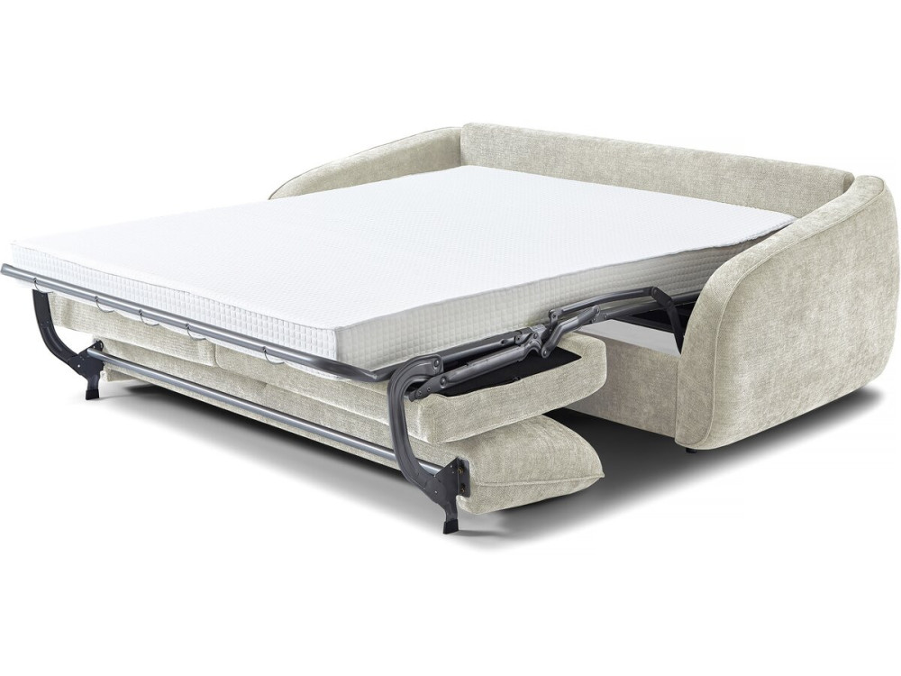 Laurie" express sofa bed in textured fabric - 202 x 107 x 85 cm