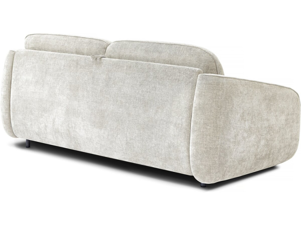 Laurie" express sofa bed in textured fabric - 202 x 107 x 85 cm