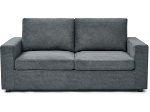 Elena" fabric express sofa bed - 3 seater - 140 cm bed - Grey