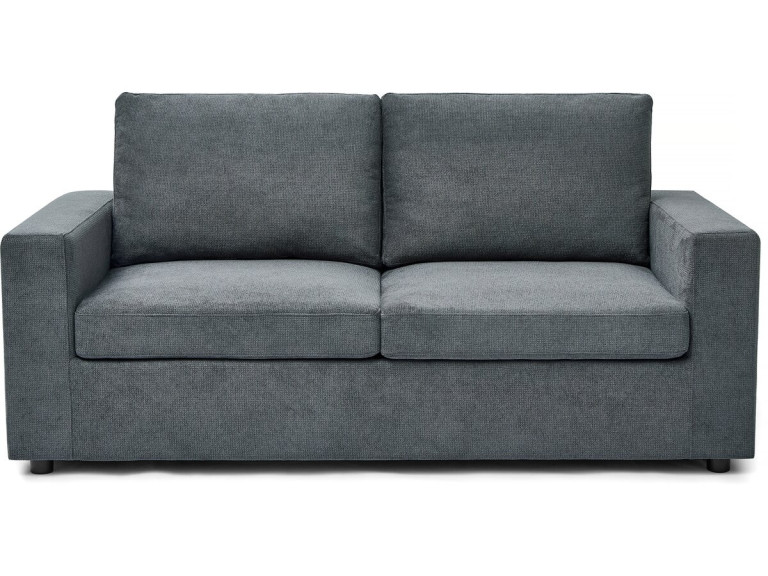 Elena" fabric express sofa bed - 3 seater - 140 cm bed - Grey
