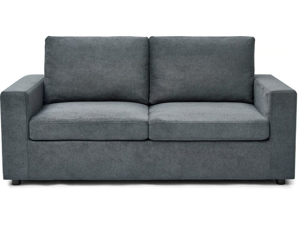 Elena" fabric express sofa bed - 3 seater - 140 cm bed - Grey