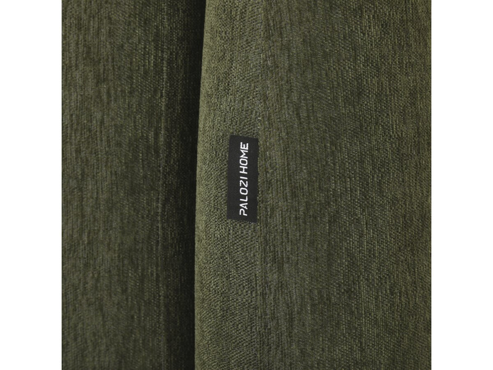 "Concorde" 3-Seater Straight Convertible Fabric Sofa - Green