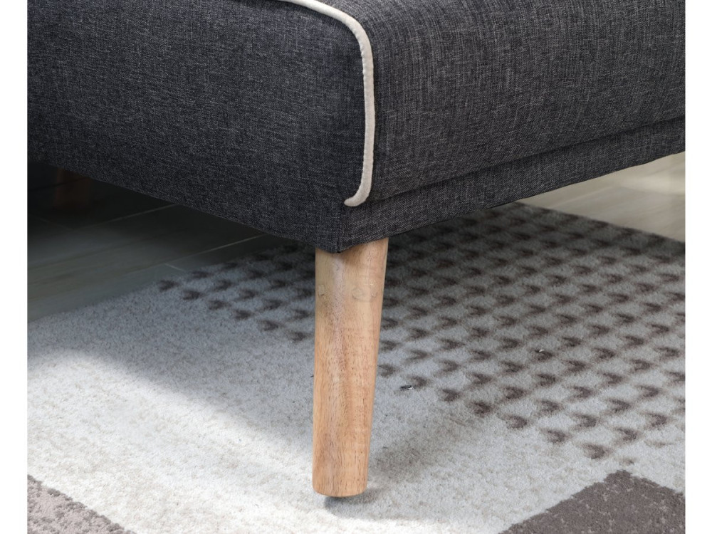 Convertible, reversible corner sofa "Jules"- 3-seater - Grey