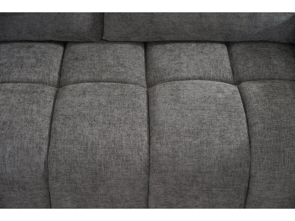 Monceau fabric corner sofa - 3 seats - Grey