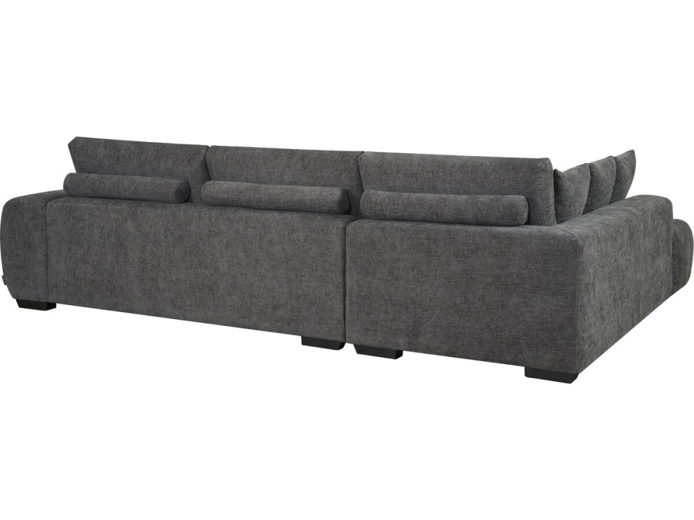 Monceau fabric corner sofa - 3 seats - Grey