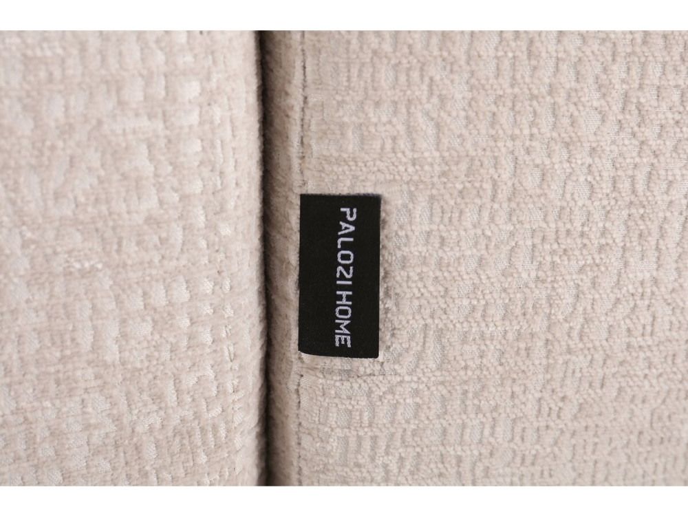 Montaigne" textured fabric corner sofa bed - 4 seater - Beige
