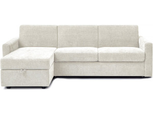 Celia" fabric express reversible convertible corner sofa - 3 seater - Beige