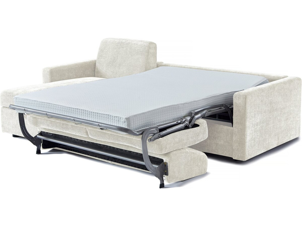 Celia" fabric express reversible convertible corner sofa - 3 seater - Beige