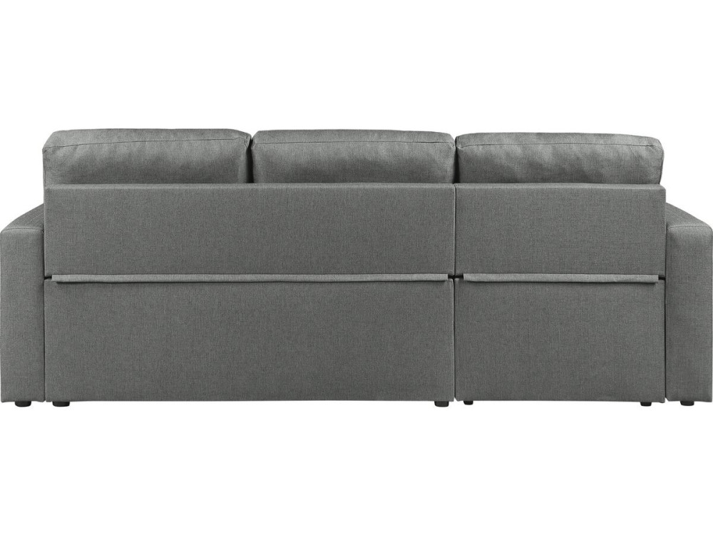 Alain" bubble corner convertible/reversible sofa - 3 seater - Grey