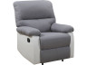 "Lincoln" Relax Chair - White / Light Grey