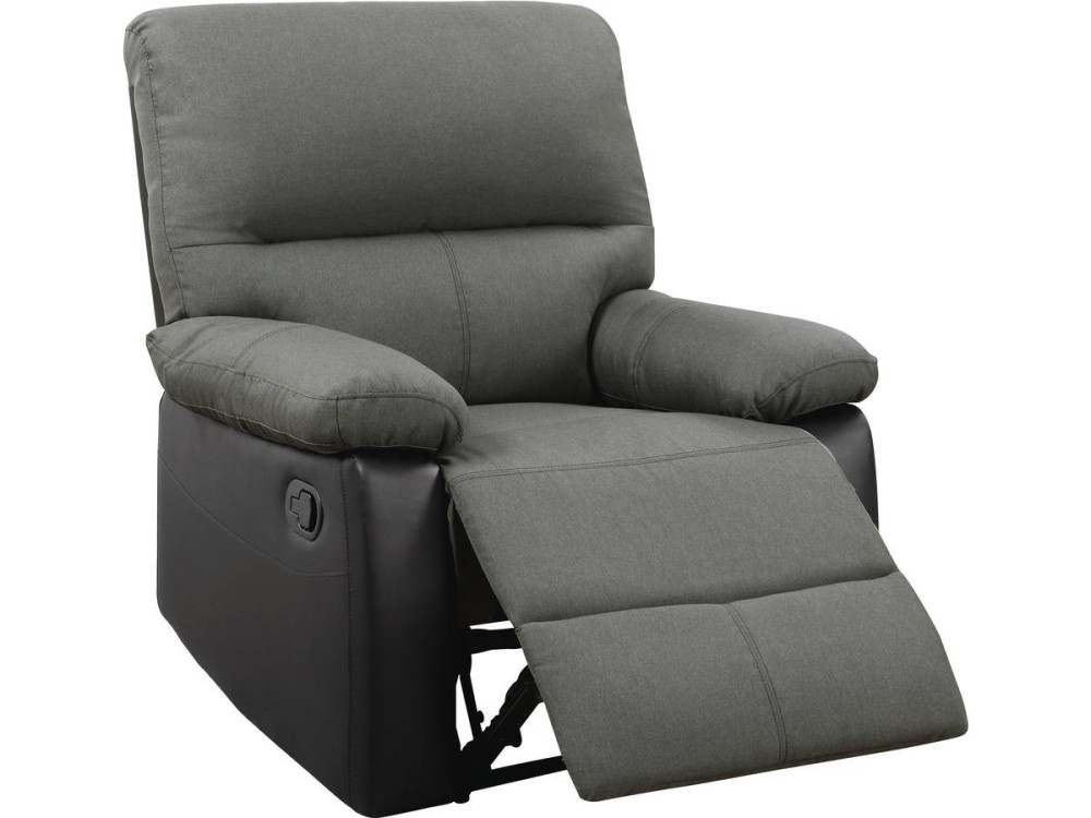 "Lincoln" Relax Chair - Black / Dark Grey