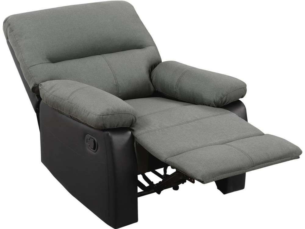 "Lincoln" Relax Chair - Black / Dark Grey