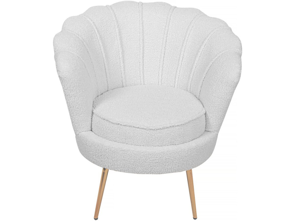 Floria terry armchair - 75 x 68 x 77.5 cm - White