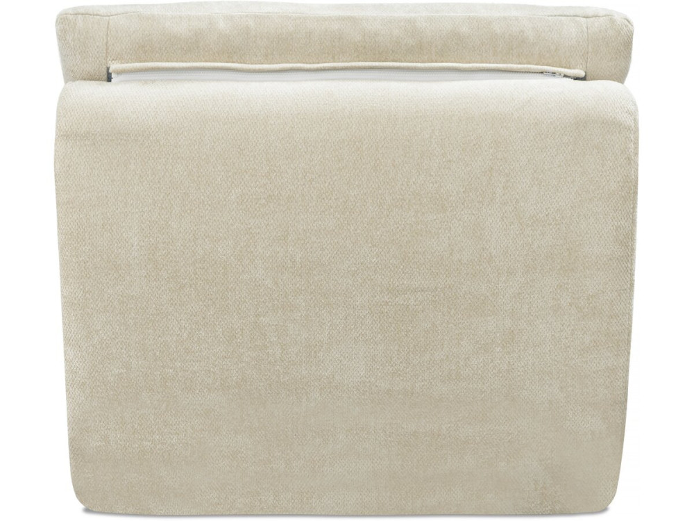 Fireside chair in textured fabric "Candela" - 81 x 96 x 75 cm - Beige
