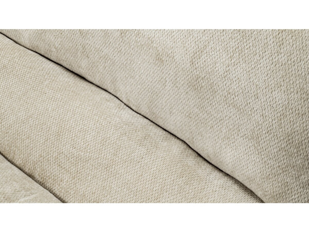 Fireside chair in textured fabric "Candela" - 81 x 96 x 75 cm - Beige