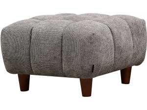 Ottoman for straight sofa "Matignon" - 70 x 70 x 46 cm - Grey