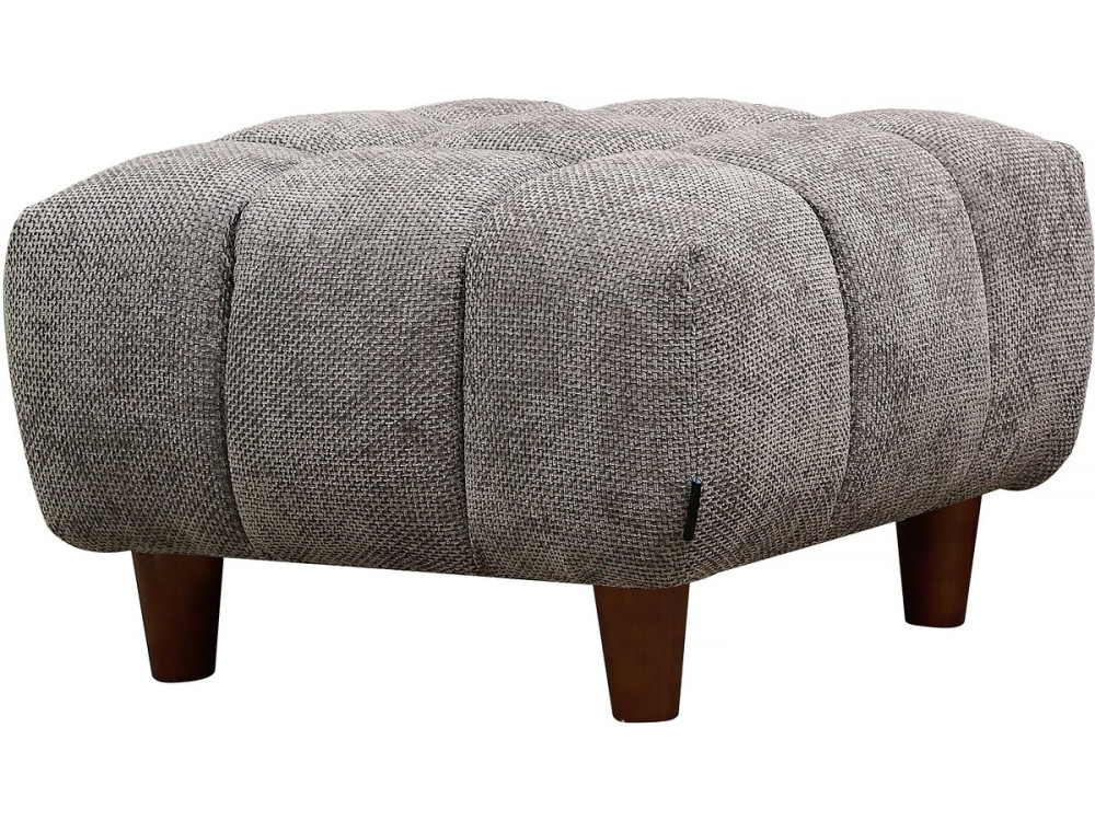 Ottoman for straight sofa "Matignon" - 70 x 70 x 46 cm - Grey