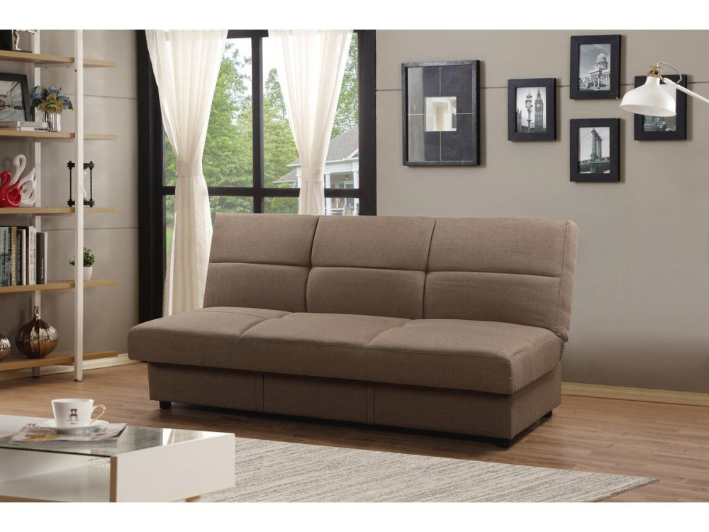 SOFA CLIC-CLAC ENZO - 3 seats - TAUPE