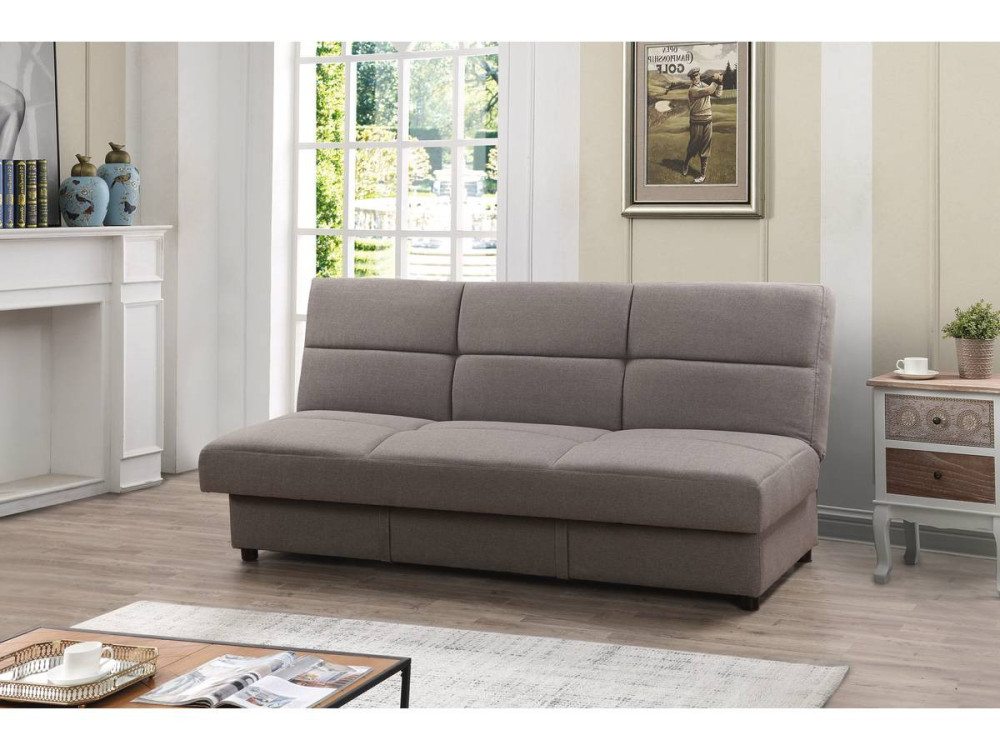 SOFA CLIC-CLAC ENZO - 3 seats- GREY