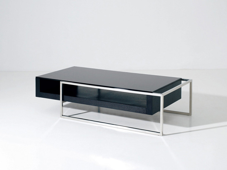 Coffee table "Julie" - 130 x 63.8 x 33.7 cm - Black