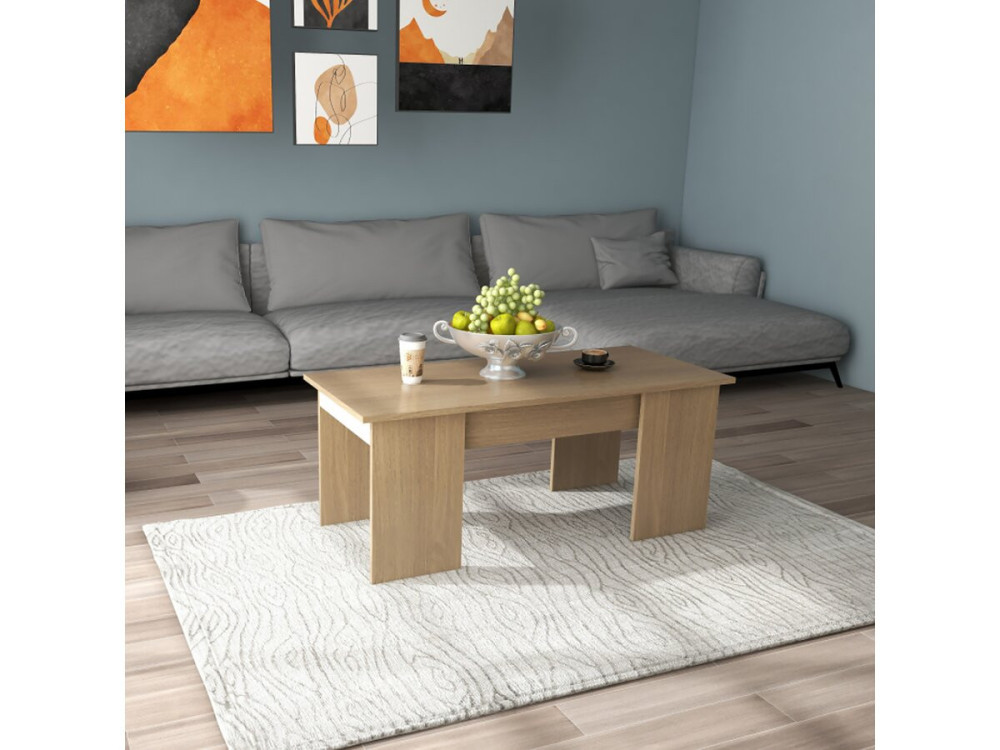 Coffee table "Diana" - 102 x 50 x 43 cm - Oak