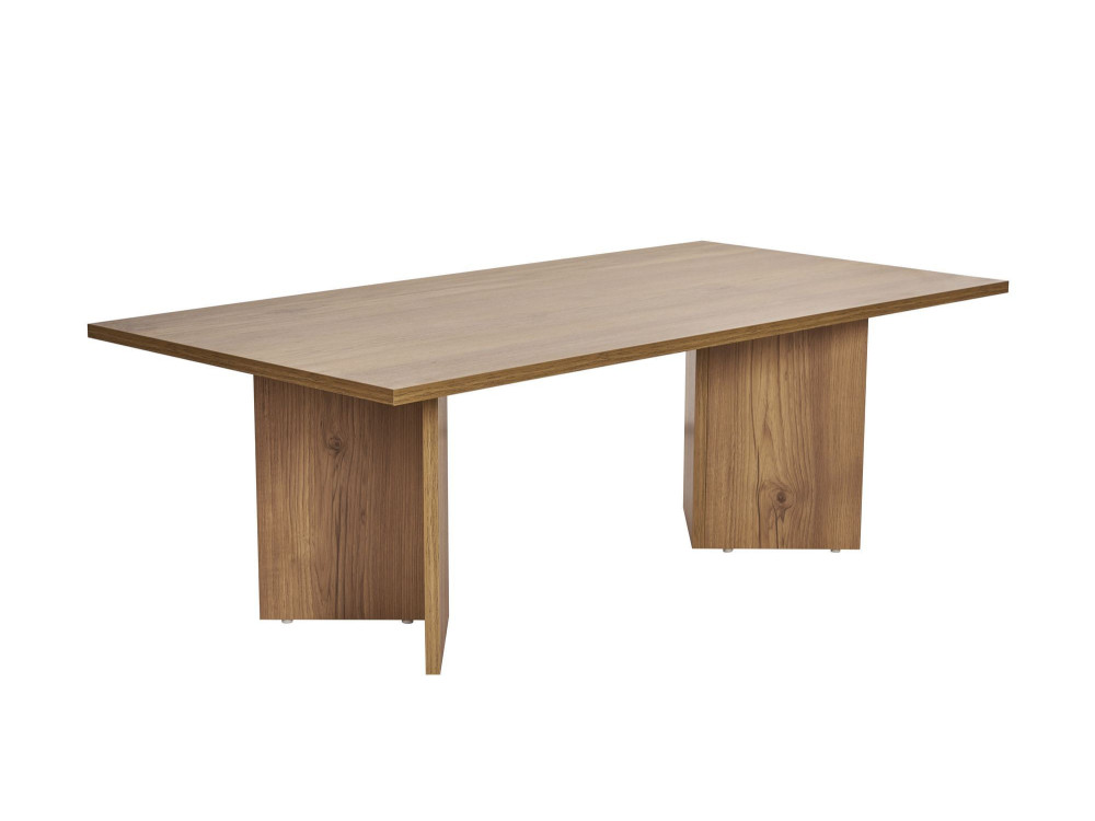 Sabin" wooden coffee table - 60 x 119 x 40 cm - Oak
