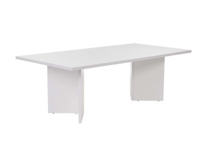 Sabin" wooden coffee table 119 x 60 x 40 cm - White