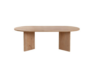 Sable" wooden coffee table - 60 x 119 x 40 cm - Sapphire Oak