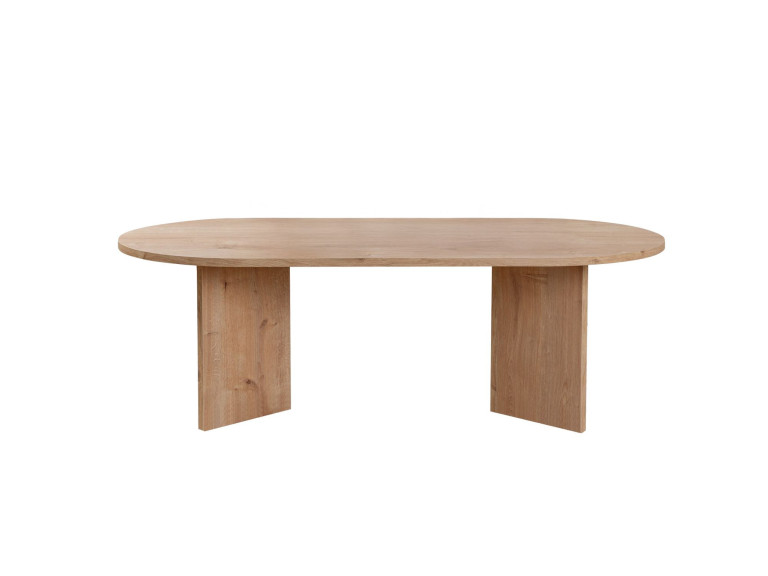 Sable" wooden coffee table - 60 x 119 x 40 cm - Sapphire Oak