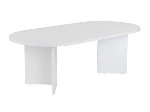 Sable" wooden coffee table - 60 x 119 x 40 cm - White