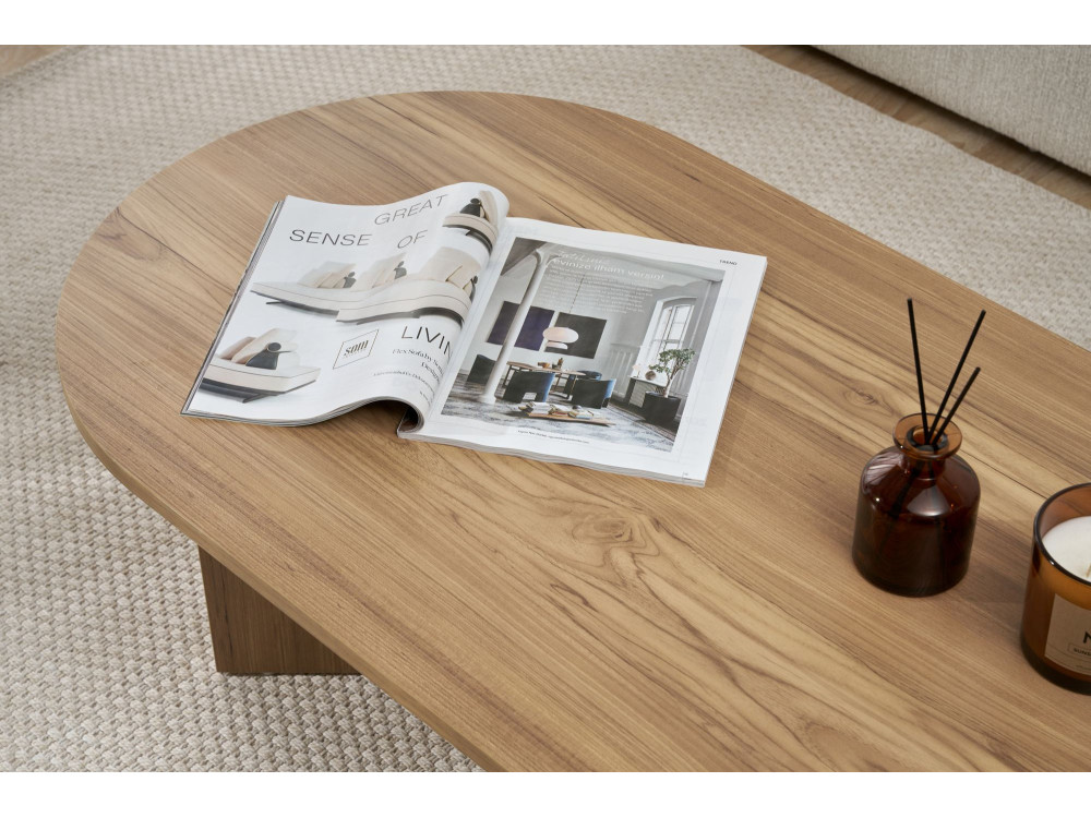 Wooden coffee table "Sable" - 60 x 119 x 40 cm - Oak