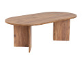 Wooden coffee table "Sable" - 60 x 119 x 40 cm - Walnut - Atlantic pine