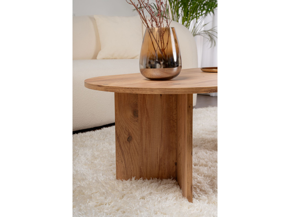 Wooden coffee table "Sable" - 60 x 119 x 40 cm - Atlantic Pine