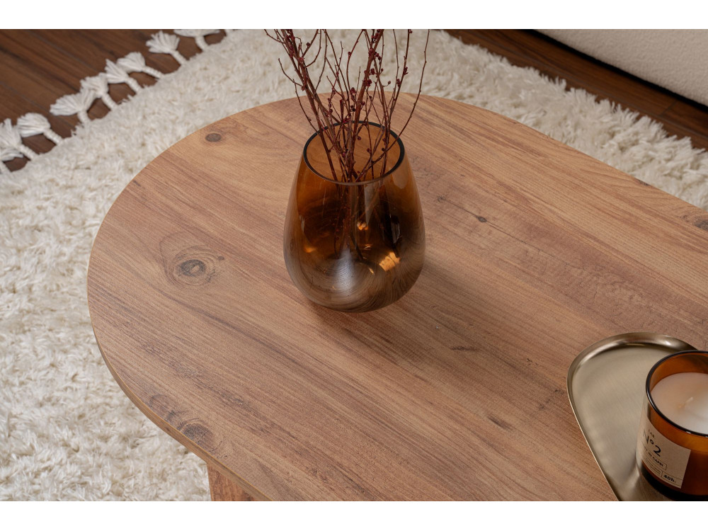 Wooden coffee table "Sable" - 60 x 119 x 40 cm - Atlantic Pine