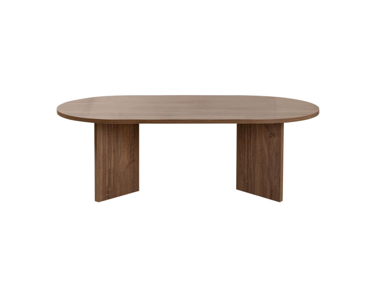 Wooden coffee table "Sable" - 60 x 119 x 40 cm - Walnut