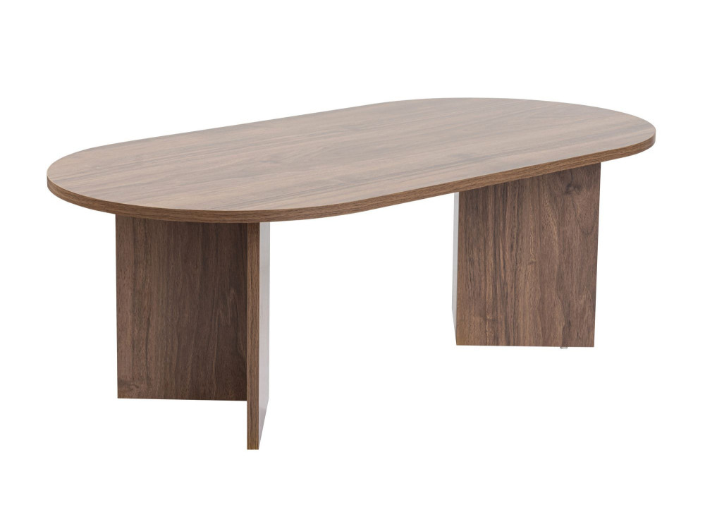 Wooden coffee table "Sable" - 60 x 119 x 40 cm - Walnut