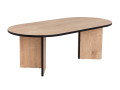 Sable" wooden coffee table - 60 x 119 x 40 cm - Sapphire Oak - 152350
