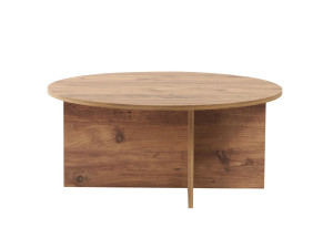 Soleil" wooden coffee table - 90 x 90 x 40 cm - Atlantic pine
