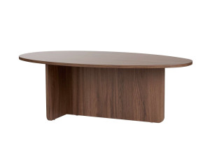 Orba" wooden coffee table - 120 x 65 x 40 cm - Walnut