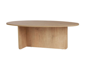 Orba" wooden coffee table - 120 x 65 x 40 cm - Oak