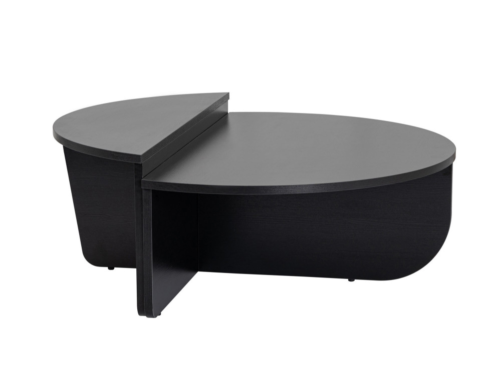 Orion" wooden coffee table - 90 x 60 x 30 cm - BoisNoir