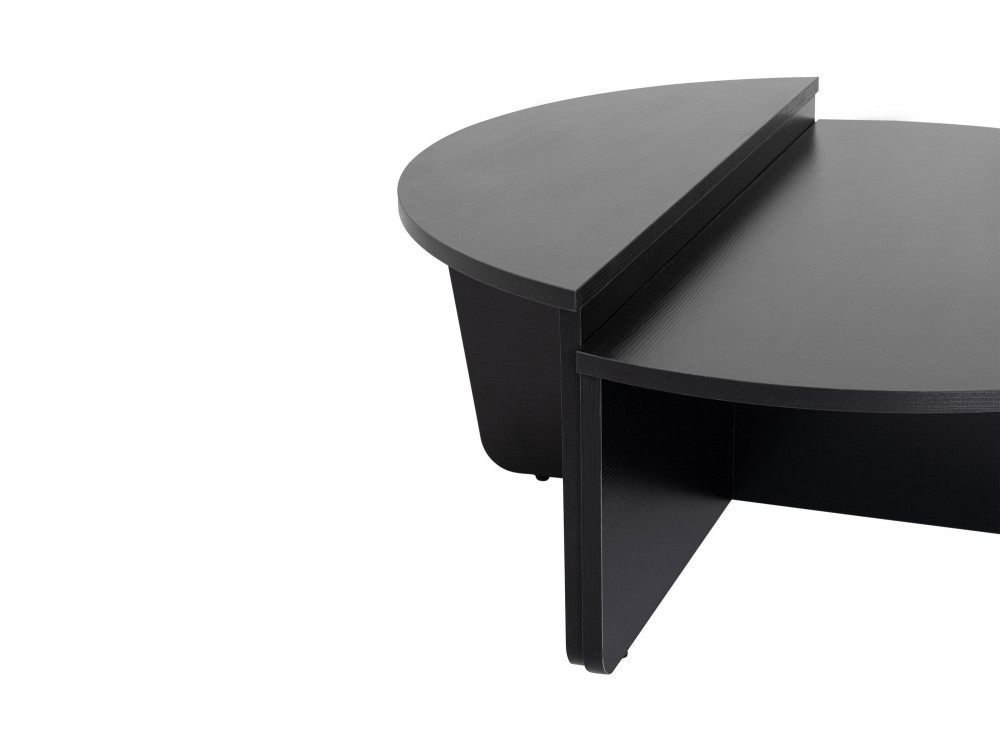 Orion" wooden coffee table - 90 x 60 x 30 cm - BoisNoir